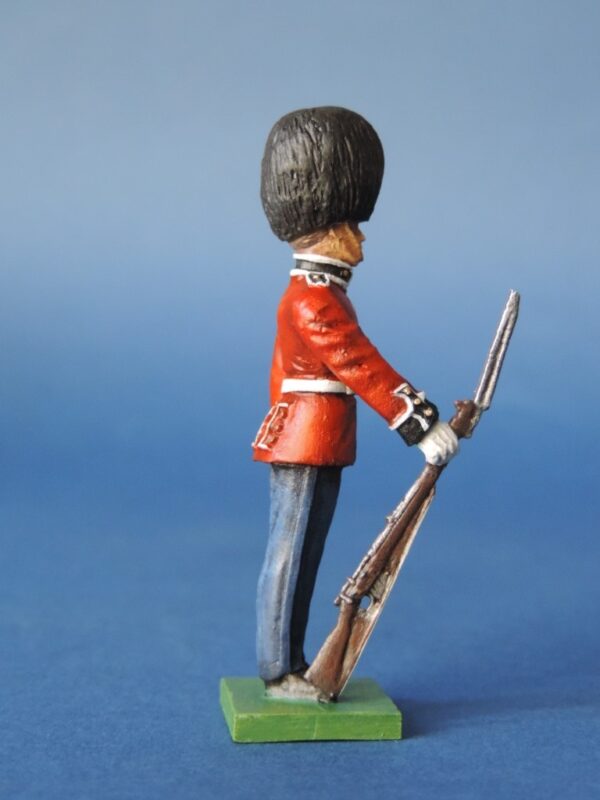 54mm Metal Cast Toy Soldier. Scots Guards Rifle To Ground