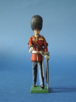 54mm Metal Cast Toy Soldier. Scots Guards Pace Stick