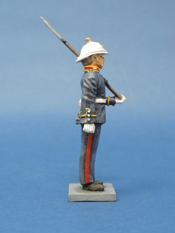 54mm Metal Cast Toy Soldier. Royal Marine Standing