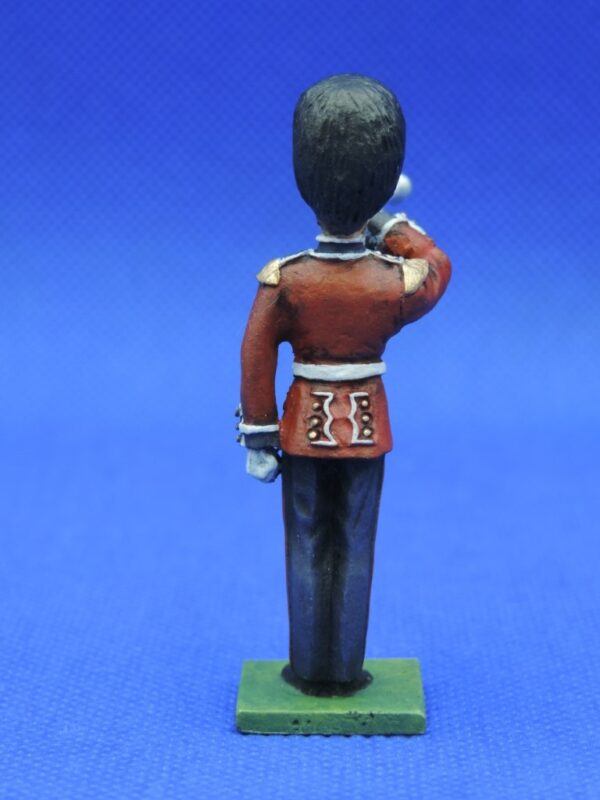 54mm Metal Cast Toy Soldier. Scots Guards Fanfare Trumpeter