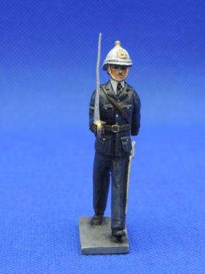 54mm Metal Cast Toy Soldier. Royal Marine Officer Marching