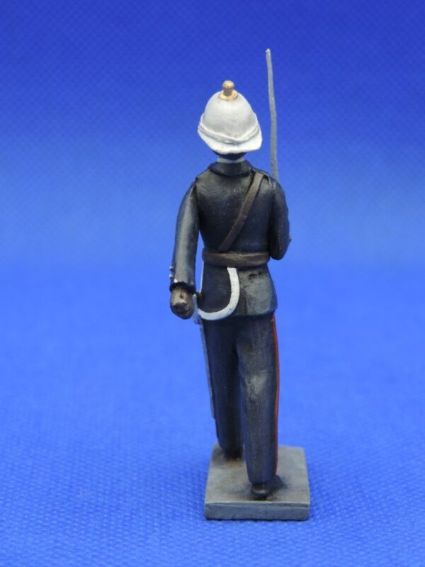 54mm Metal Cast Toy Soldier. Royal Marine Officer Marching