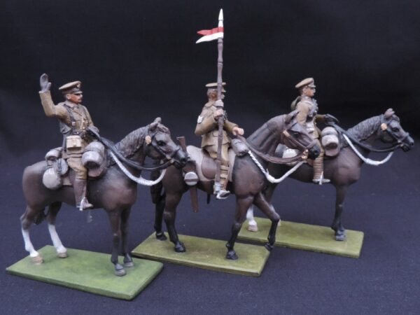 54mm Mounted World War 1 Metal Toy Soldiers