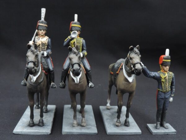 54mm Metal Cast Mounted Royal Horse Artillery Toy Soldier.
