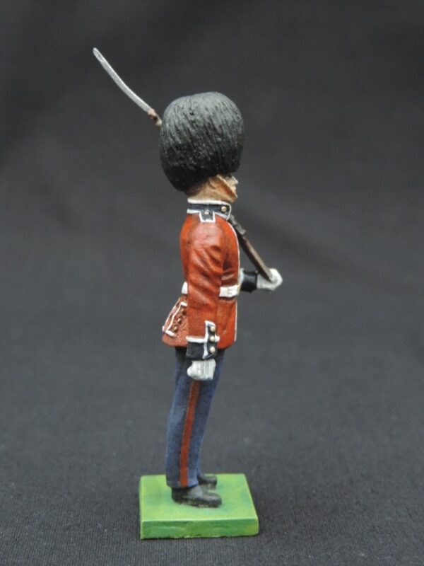 54mm Metal Cast Toy Soldier. Scots Guards Standing Rifle On Shoulder
