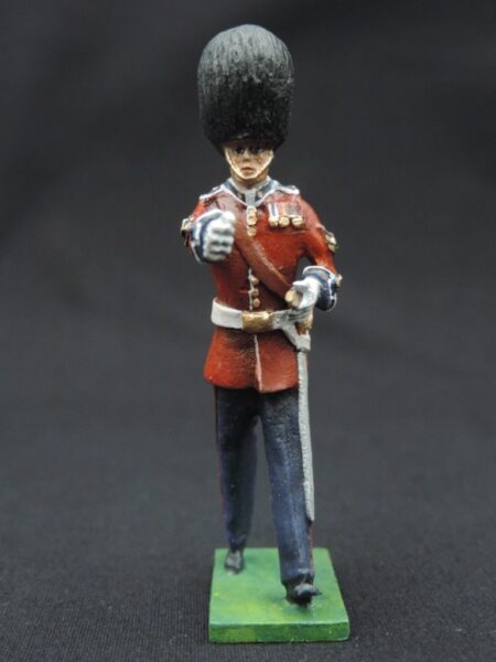 54mm Metal Cast Toy Soldier. Scots Guards Baton