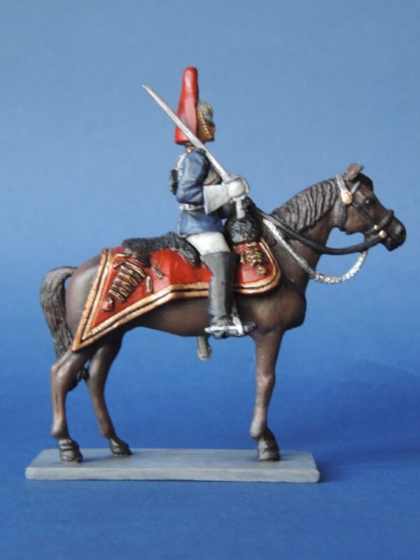 54mm Metal Cast Toy Soldier. Mounted Blues And Royals Officer