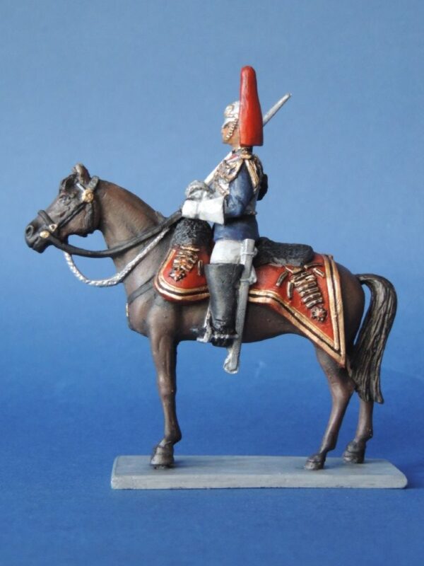54mm Metal Cast Toy Soldier. Mounted Blues And Royals Officer