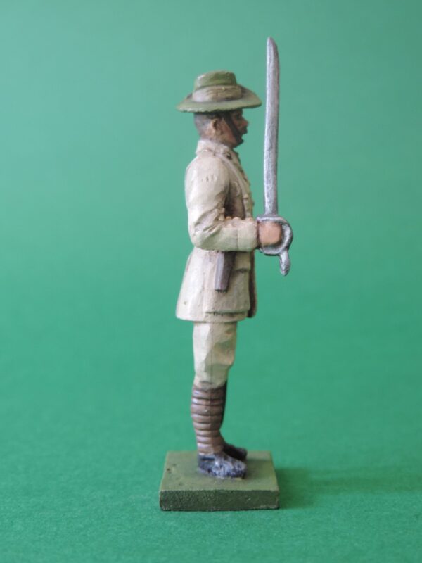 54mm Metal Cast Toy Soldier. World War 2 Australian Officer