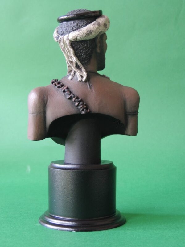Hand Painted 120mm Zulu Warrior Military Bust Produced By Loggerheads Military Studio