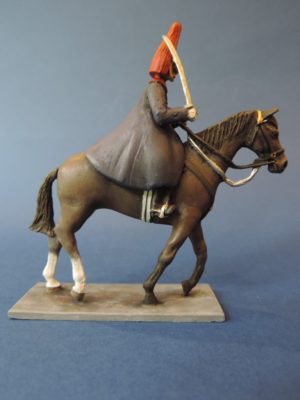 54mm Metal Cast Toy Soldier. Mounted Blues And Royals Corporal Of Horse