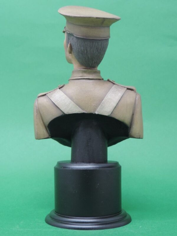 Hand Painted 120mm World War 1 British Tommy Peak Cap Military Bust Produced By Loggerheads Military Studio