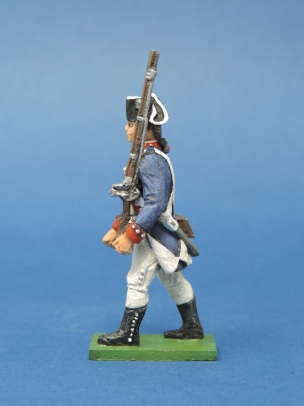 54mm Metal Cast Toy Soldier. American Revolution Continental