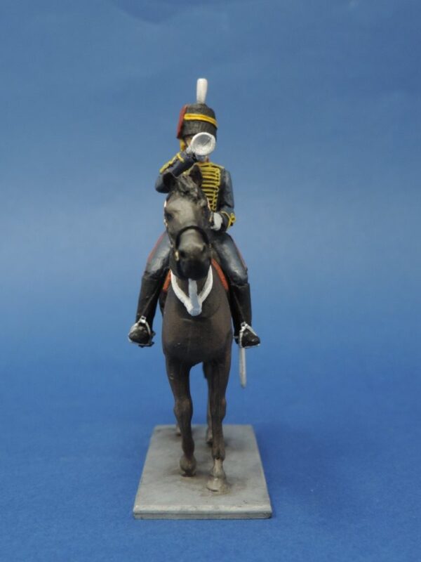 54mm Metal Cast Toy Soldier. Mounted Royal Horse Artillery Bugler