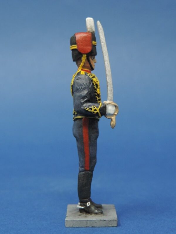 54mm Metal Cast Toy Soldier. Royal Horse Artillery Gunner With Sword