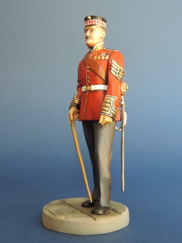 Hand Painted 90mm Metal Cast Military Figure RSM Scots Guards 1878 Produced By Loggerheads Military Studio