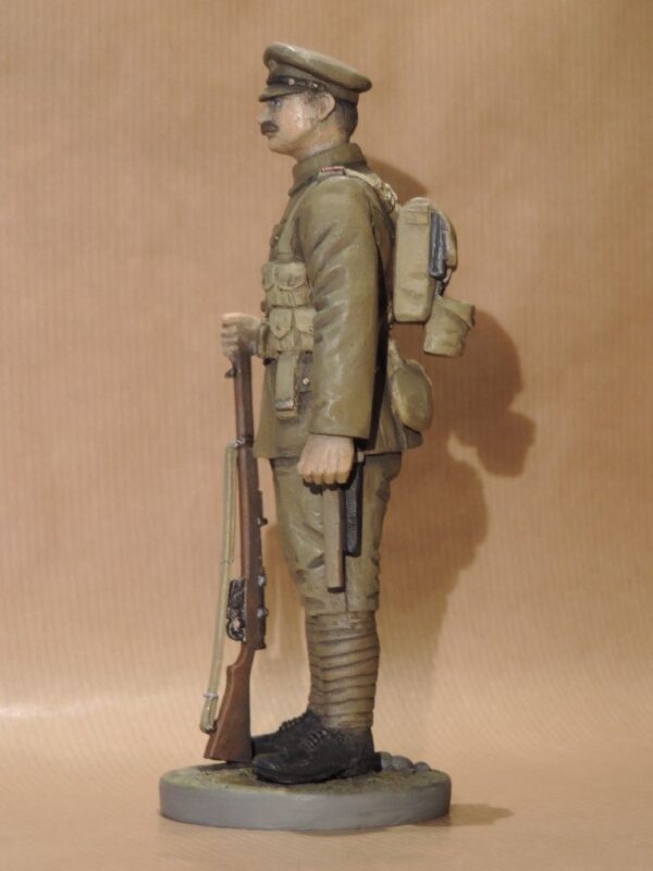 Hand Painted 120mm Resin Military Figure British Infantryman 1914 Produced By Loggerheads Military Studio