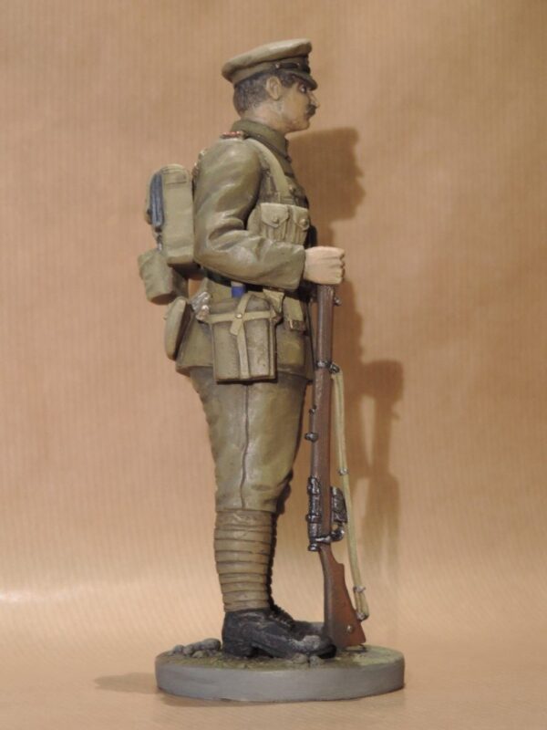 Hand Painted 120mm Resin Military Figure British Infantryman 1914 Produced By Loggerheads Military Studio