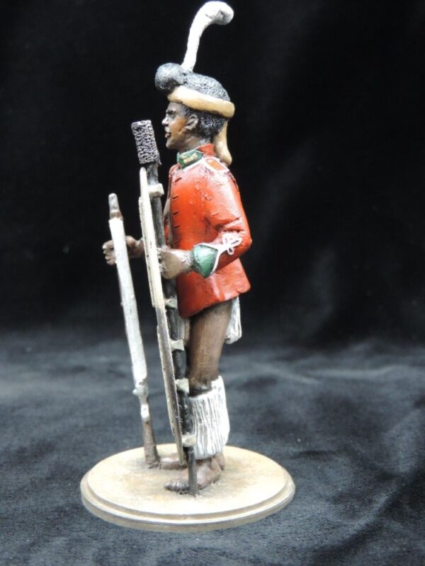 Hand Painted 80mm Metal Cast Military Figure Zulu Warrior 1879 Produced By Loggerheads Military Studio