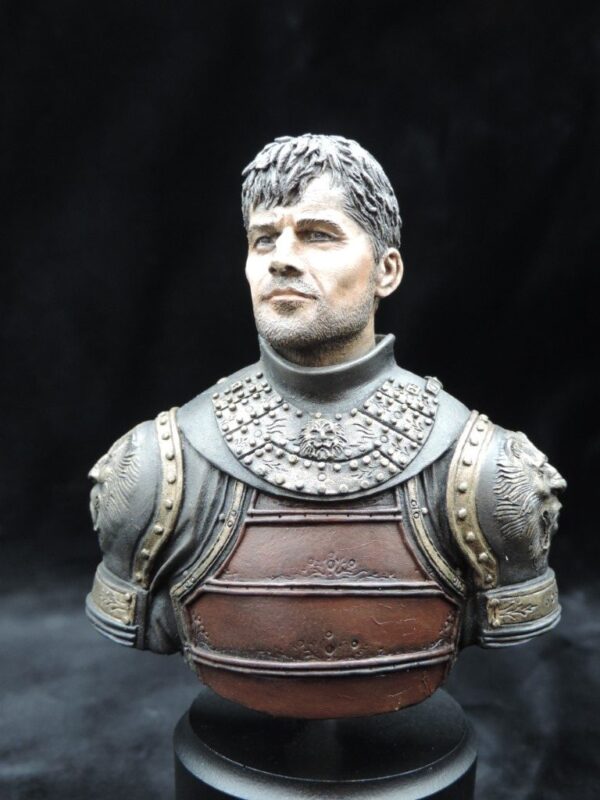 Hand Painted 80mm Game Of Thrones Jamie Lanister Military Bust Produced By Loggerheads Military Studio