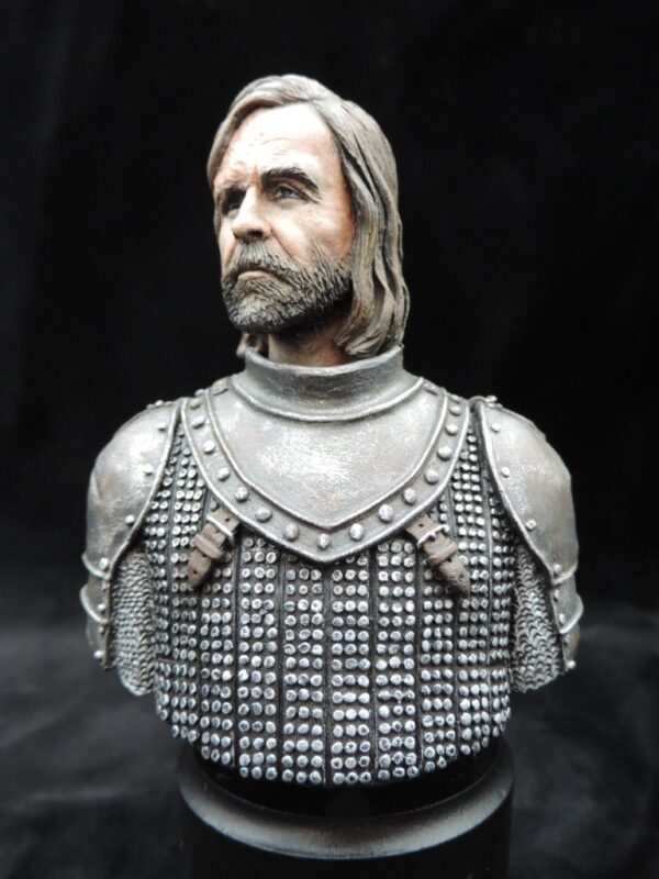 Hand Painted 80mm Game Of Thrones Sandor Clegane Military Bust Produced By Loggerheads Military Studio