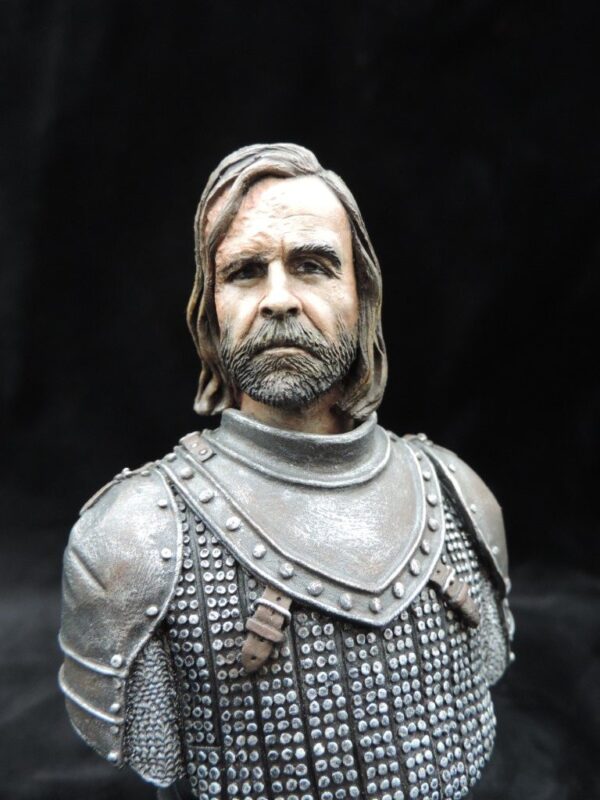 Hand Painted 80mm Game Of Thrones Sandor Clegane Military Bust Produced By Loggerheads Military Studio