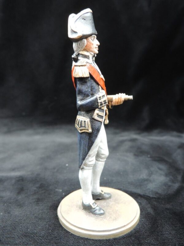 Hand Painted 80mm Metal Cast Military Figure Lord Horatio Nelson Produced By Loggerheads Military Studio
