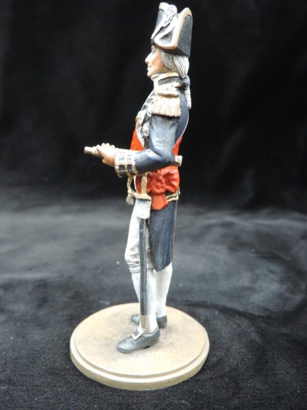 Hand Painted 80mm Metal Cast Military Figure Lord Horatio Nelson Produced By Loggerheads Military Studio