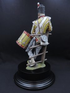 Commission Hand Painted 200mm Resin Military Figure Drummer 44th Regiment Waterloo Produced By Loggerheads Military Studio