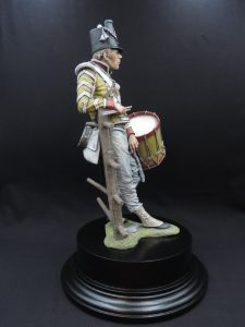 Commission Hand Painted 200mm Resin Military Figure Drummer 44th Regiment Waterloo Produced By Loggerheads Military Studio