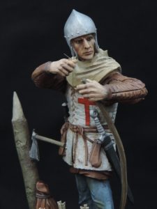 Commission Hand Painted 120mm Resin Military Figure English Longbow-man Produced By Loggerheads Military Studio