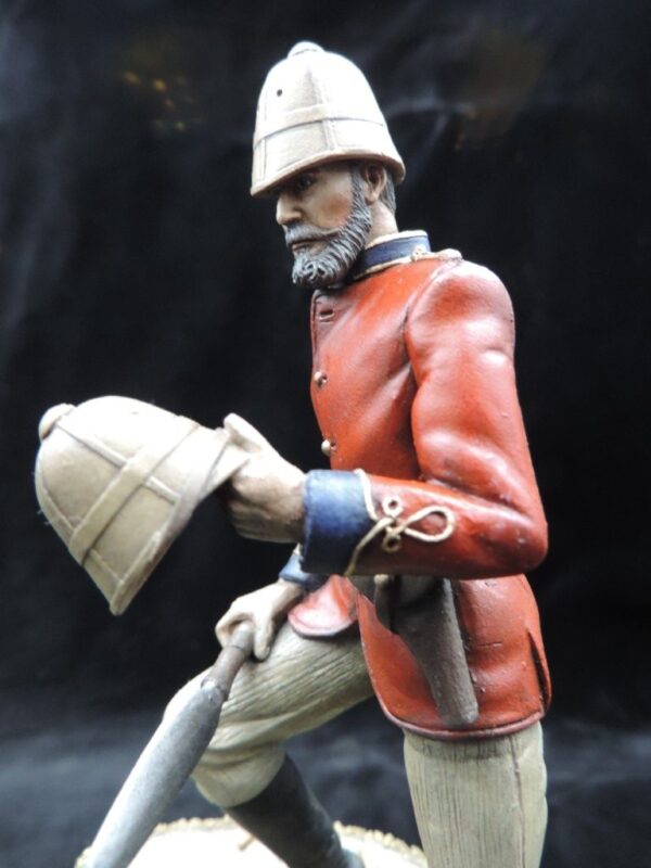 Hand Painted 150mm Resin Military Figure British Empire Lieutenant Chard Produced By Loggerheads Military Studio