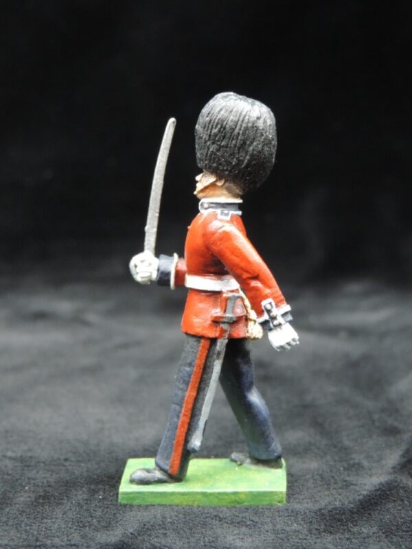 54mm Metal Cast Toy Soldier. Scots Guards Officer Marching