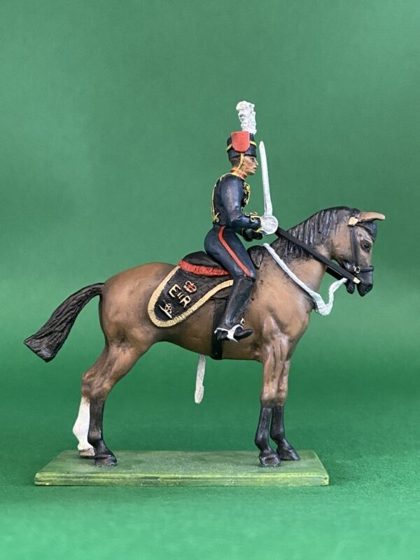 54mm Metal Cast Toy Soldier. Mounted RHA Officer Limited Edition