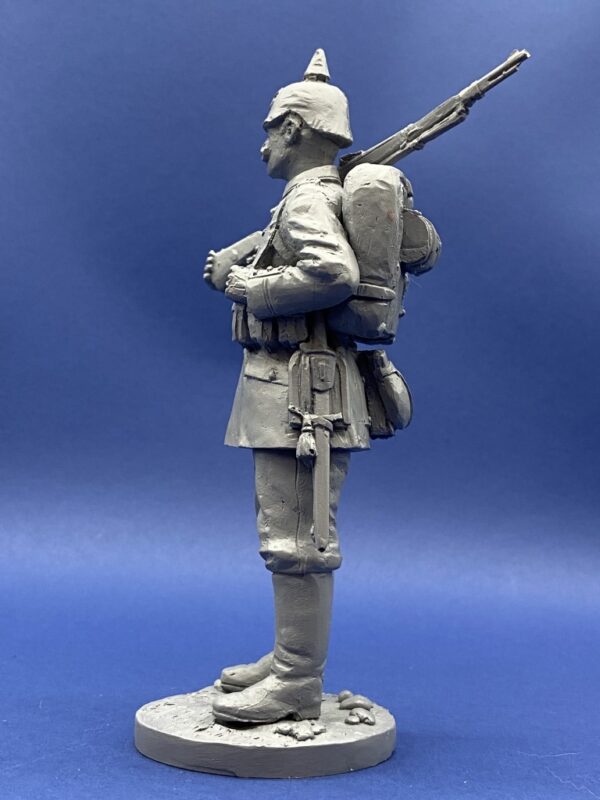 Unpainted Kit 120mm Resin Military Figure German Infantry 1914 Produced By Loggerheads Military Studio