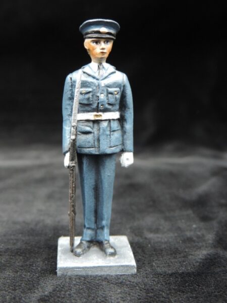 54mm Metal Cast Toy Soldier. RAF Standing