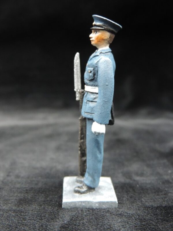 54mm Metal Cast Toy Soldier. RAF Standing