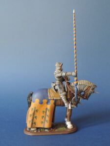 Mounted Knight With Personalised Coat Of Arms